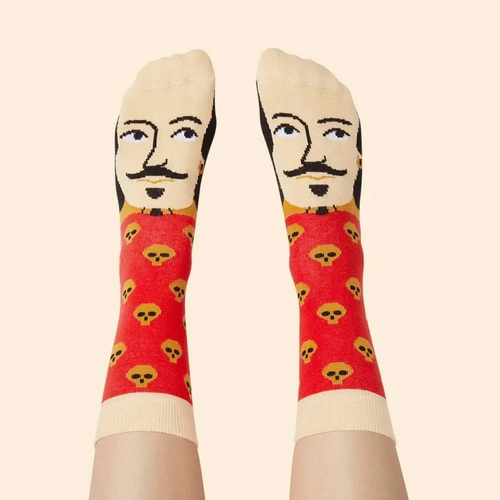 NWT Chatty Feet William Shakes-Feet Novelty Socks Medium US5.5-9.5‎